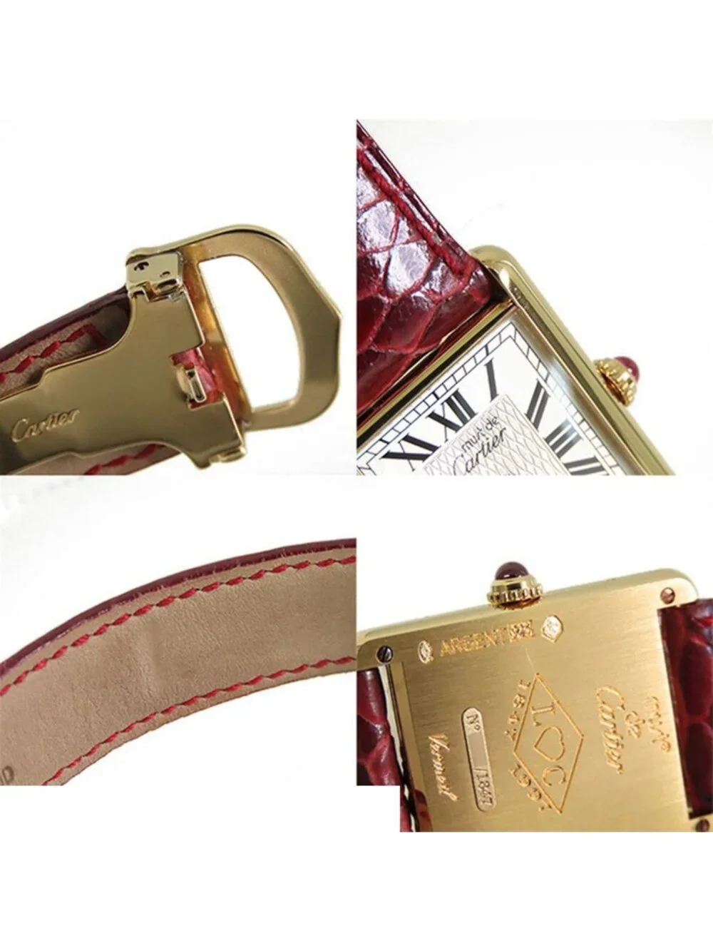 Cartier Must Tank LM Founding 150 Anniversary Book Limited Silver Leather SS